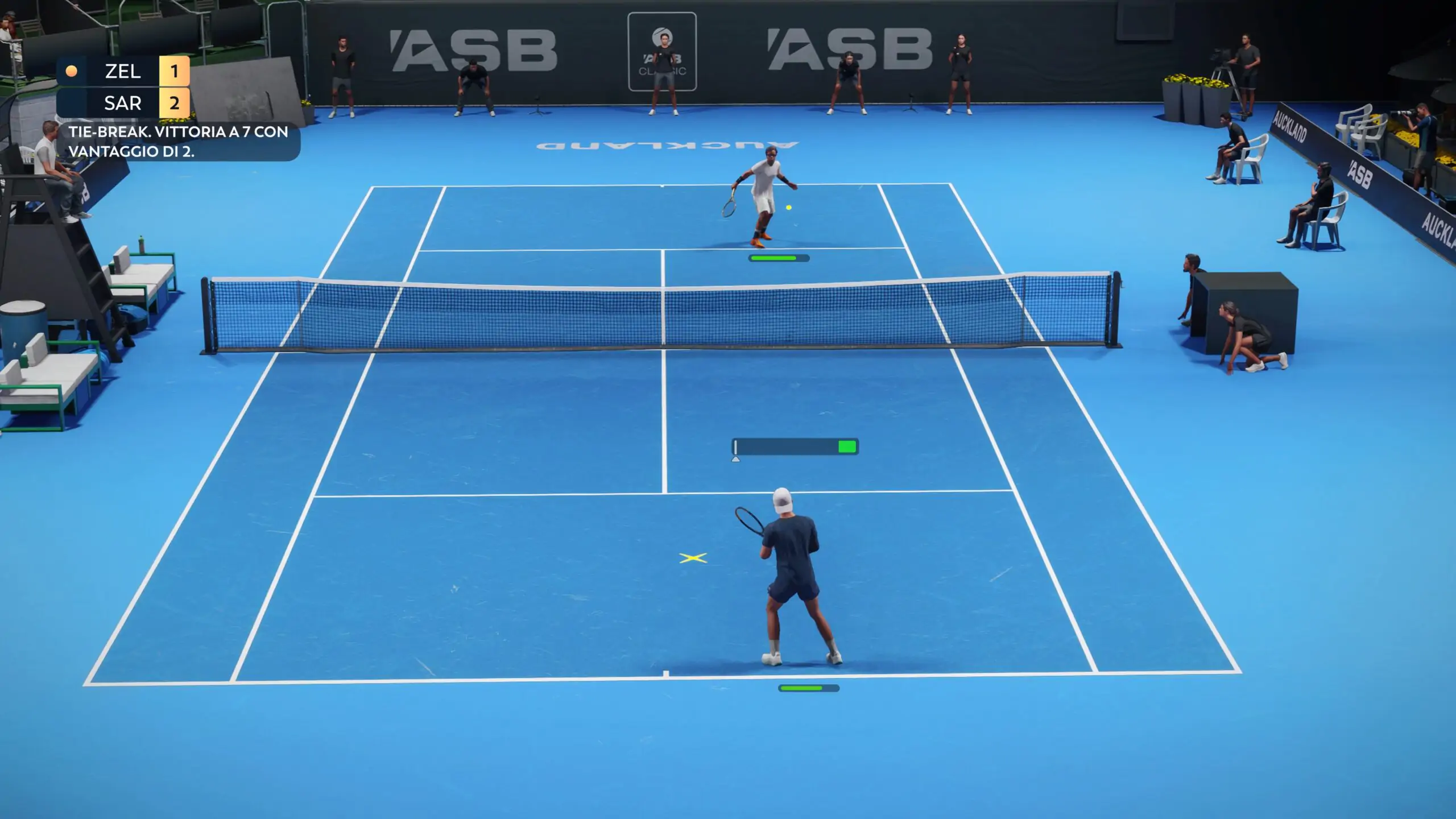Come fare dritto e rovescio a sventaglio su TopSpin 2K25?