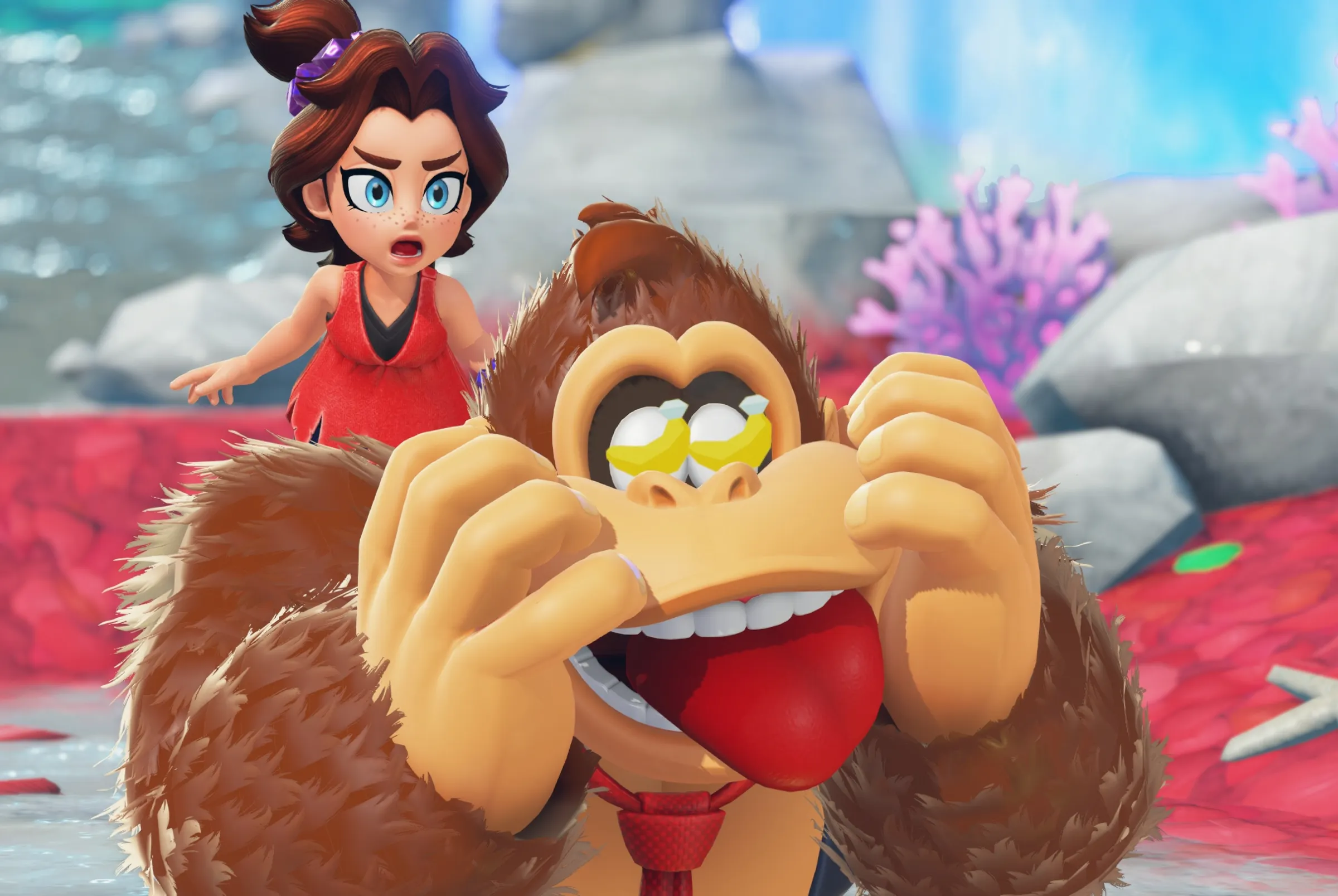 Donkey Kong Bananza, disponibile la patch 1.1.0 al lancio: novità, aggiornamenti e co-op