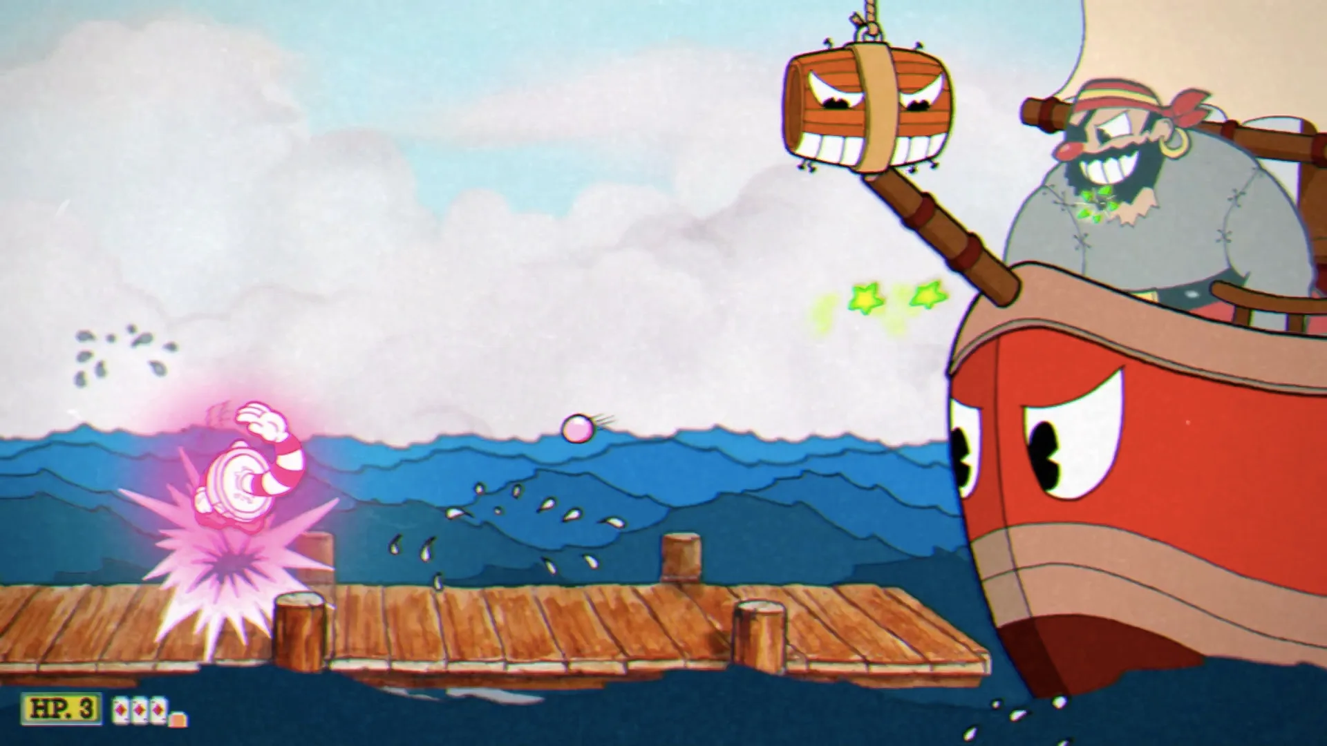 Cuphead, guida al trofeo Palla rimbalzante: come parare cinque volte prima di toccare terra