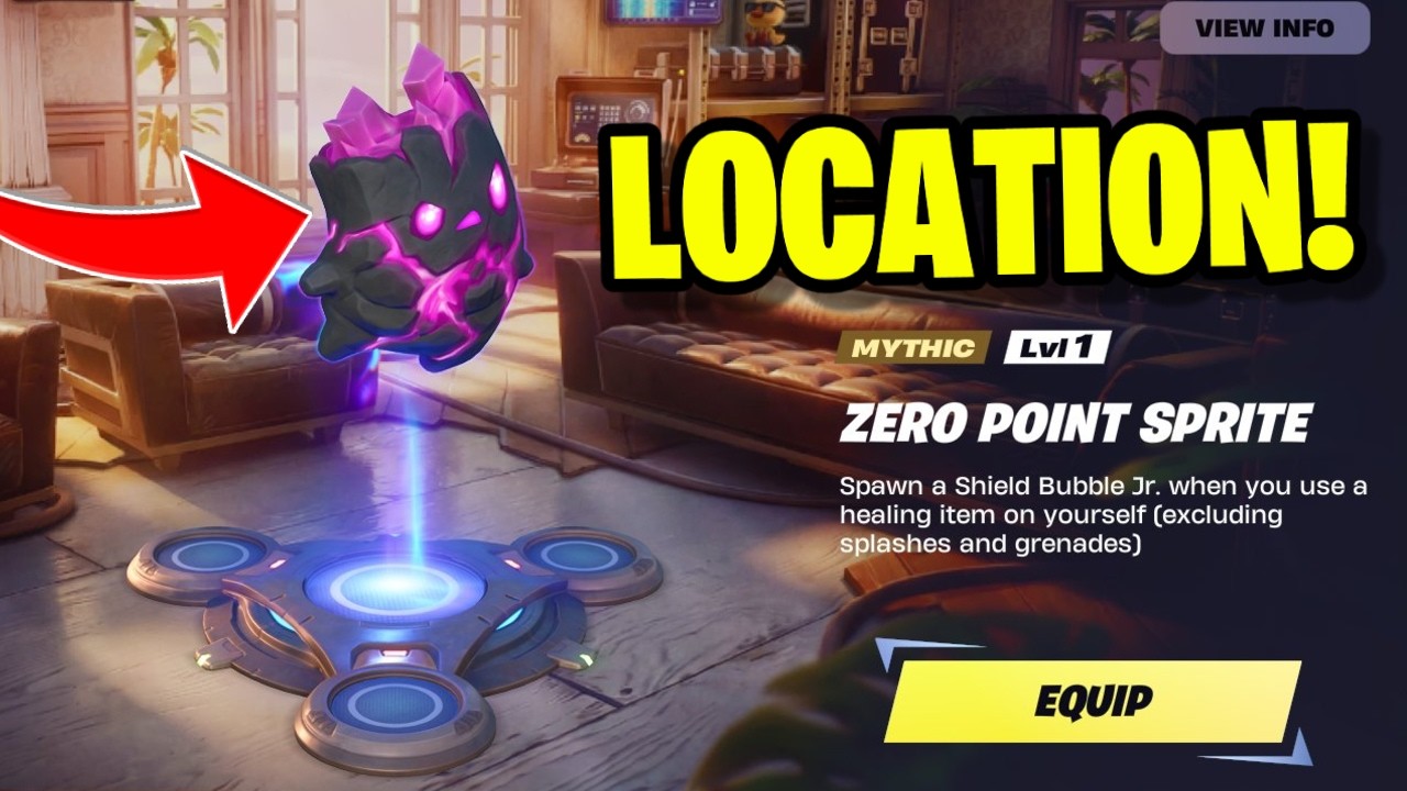 Fortnite, dove trovare lo Spiritello Punto Zero: guida completa