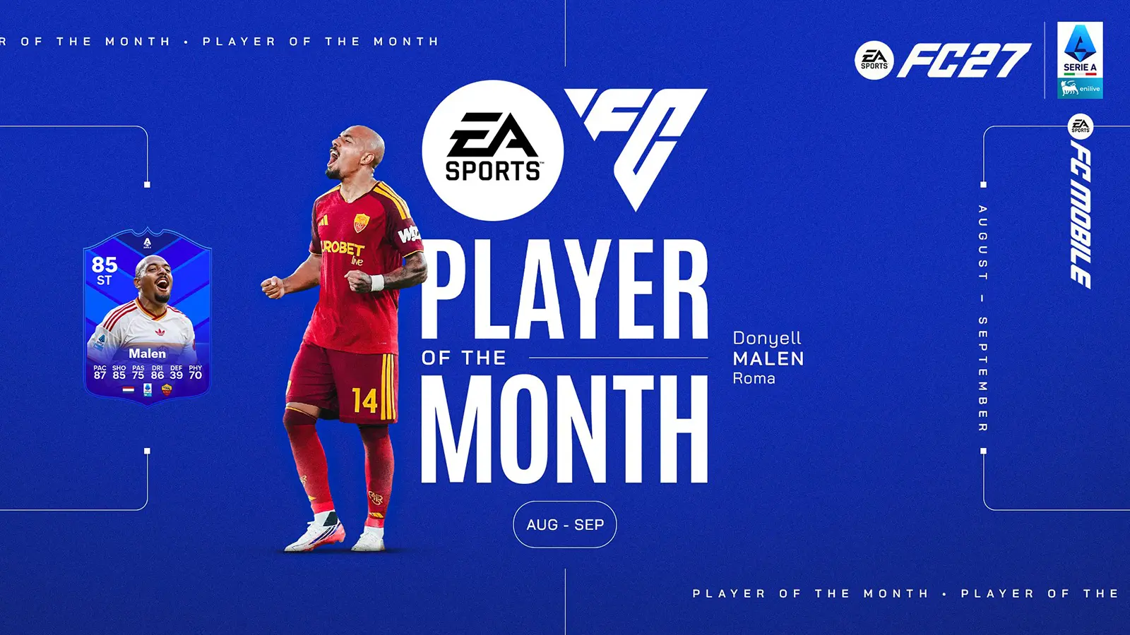 Malen POTM in FC 27: quanto costa la SBC, soluzione e valore della carta